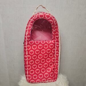 BATTAT 18" Backpack Doll Carrier Pink Hearts